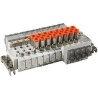 SMC SS5Y Series 2 Station G Thread Push-in Port Aluminium Alloy Manifold Base