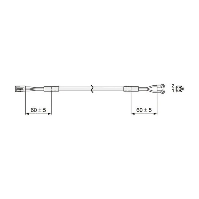 SMC Motor Output Cable LC3F2 Series for Use with CN3 Series 