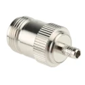 Amphenol RF N Type Series Coaxial Connector Cable Female N Connector, 50 Ω, Straight Body Crimp N6121A1-NT3G-1-50