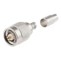 Amphenol RF TNC Series Coaxial Connector Cable Male, 50 Ω, Straight Body Crimp RT1121A1-NT3G-H155-50
