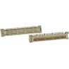 Hirose FunctionMAX FX10 Series Straight Surface PCB Header 100 Contacts 0.5 mm Pitch 2 Row Shrouded