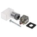 SMC 2 DIN 43650 C Pneumatic Solenoid Coil Connector Male Indicator Light K43
