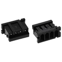 Hirose Female Connector Housing 4 Way 1 Row Straight, 2 mm Pitch Polyamide Cable Mount DF3-4S-2C