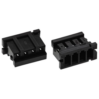 Hirose Female Connector Housing 4 Way 1 Row Straight, 2 mm Pitch Polyamide Cable Mount DF3-4S-2C