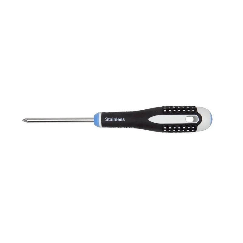Bahco Standard Pozidriv Screwdriver PZ2 Tip 100 mm Blade 222 mm Overall BE-8820I