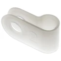 HellermannTyton Polyamide P-Clip 5 mm Closed Inside Diameter, 4.2 mm Mounting Hole Diameter, Natural 211-60029 H2P-PA66-NA