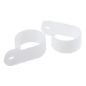 HellermannTyton Polyamide P-Clip 22 mm Closed Inside Diameter Natural Colour 12 mm Width 211-60139 H13P-PA66-NA