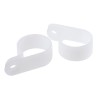 HellermannTyton Polyamide P-Clip 22 mm Closed Inside Diameter Natural Colour 12 mm Width 211-60139 H13P-PA66-NA