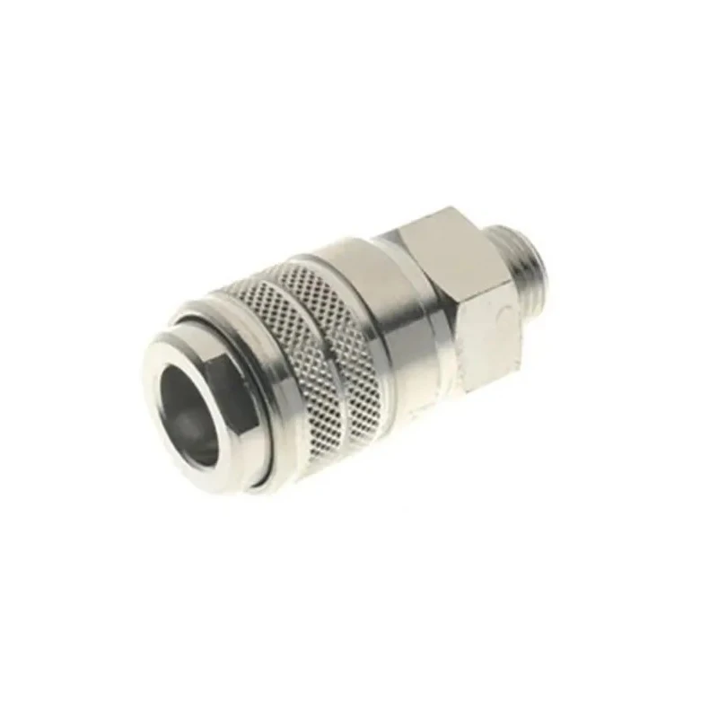 RS PRO Brass Quick Air Coupling 1/4 in Female BSP Nickel Plated 16 bar Max Pressure 80°C Max Temperature 187-8788