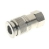 RS PRO Brass Quick Air Coupling 3/8 in Female BSP Thread, 12mm Hose Barb, Nickel Plated 187-8804