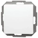 Kopp White 2 Way Push Button Universal Light Switch, 10A, 250V, Flush Mount DELTA Range 650602089