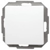 Kopp White 2 Way Push Button Universal Light Switch, 10A, 250V, Flush Mount DELTA Range 650602089