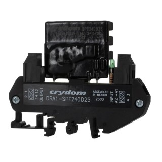 Sensata / Crydom Solid State Interface Relay, SPST Contact, Control: 15V DC, DIN Rail Mount, Model DRA1
