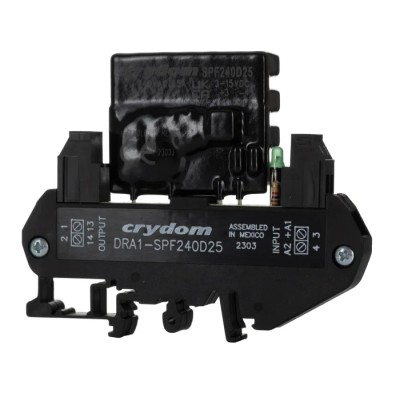 Sensata / Crydom Solid State Interface Relay, SPST Contact, Control: 15V DC, DIN Rail Mount, Model DRA1