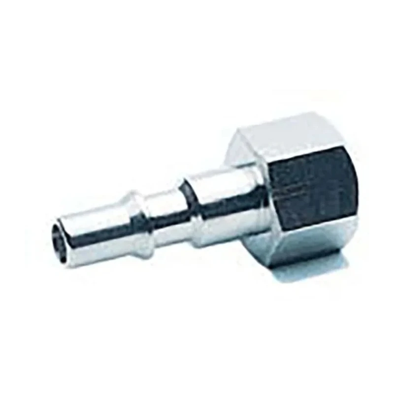 RS PRO Brass Coupler Nipple 3/8 in Male ISO 228 Class A Nickel Plated Italy 187-8820
