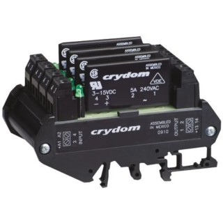 Crydom Solid State Interface Relay 280V AC DIN Rail Mount Screw Terminal DRA4-CX