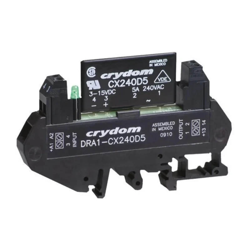 Sensata / Crydom Solid State Interface Relay DIN Rail Mount, Control Voltage 140V, Single Channel, Screw Terminals DRA1-CX