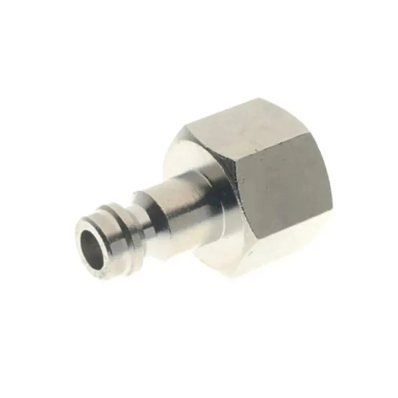 RS PRO Brass Coupler Nipple 1/8 in Male ISO 228 Class A Nickel Plated 12 bar 80°C 187-8812