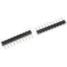 Preci-Dip 800 Series Straight Surface Pin Header, 10 Contacts, 2.54 mm Pitch, 1 Row, Unshrouded 800-80-010-30-480101