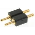 Preci-Dip 811 Series Straight Through Hole Spring Loaded Connector 2 Contact(s) 2.54 mm Pitch 1 Row 811-S1-002-10-017101