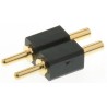 Preci-Dip 811 Series Straight Through Hole Spring Loaded Connector 2 Contact(s) 2.54 mm Pitch 1 Row 811-S1-002-10-017101