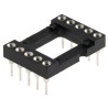 Preci-Dip 110 2.54 mm Pitch Vertical 10 Way Through Hole Turned Pin Open Frame DIL Socket 110-87-610-41-001101