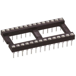 Preci-Dip 2.54 mm Pitch Vertical 32 Way Through Hole Turned Pin Open Frame DIL Socket 110-87-632-41-001101