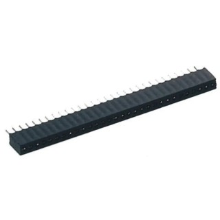 Preci-Dip 3 Way Preci-Dip Straight Through Hole 1.27 mm Pitch SIL Socket 100 V AC, 150 V DC, 1A 851-87-003-10-001101