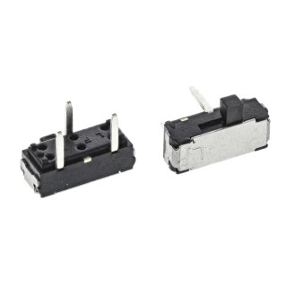 KNITTER-SWITCH PCB Slide Switch SPDT Latching 200mA Silver Plated Phosphor Bronze MMP121-R