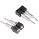 Preci-Dip 2 Way Straight Through Hole Socket Contact Carrier 2.54 mm Pitch 100 V AC, 150 V DC, Solder 712-87-102-41-001101