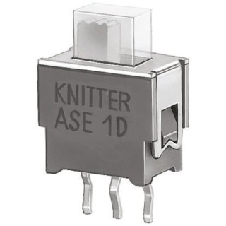 KNITTER-SWITCH IP67 PCB Slide Switch DPDT Latching 50mA Polybutylene Terephthalate 