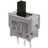 KNITTER-SWITCH PCB Slide Switch DPDT Latching 50mA Gold over Nickel Plated Phosphor Bronze ASL 2D