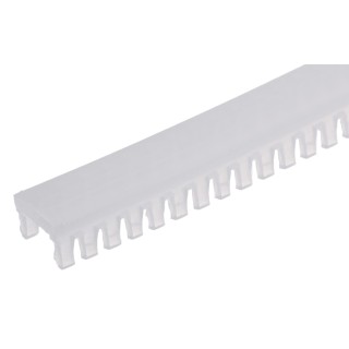 HellermannTyton Flexiform Natural Polyethylene Grommet Strip 251-10509 G51PE-PE-NA