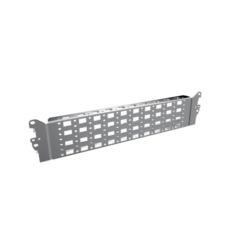 Rittal Stainless Steel Cable Management Panel Punched Section for Variable Interior Installation of Enclosure Frame 8100730