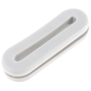 HellermannTyton HV Grey Polyvinyl Chloride 52 mm Cable Grommet for 44 mm Cable Diameter 633-06088 HV1608-PVC-FR-GY