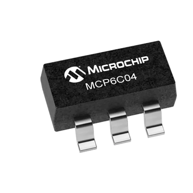 Microchip Operational Amplifier 500 kHz, 6-Pin SOT-23, 2V to 5.5V Supply MCP6C04T-020E/CHY