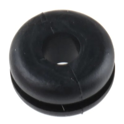 HellermannTyton HV Black Polyvinyl Chloride 9 mm Cable Grommet for 4 mm Cable Diameter 633-02090 HV1209-PVC-FR-BK