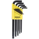 Bondhus 13 piece L Imperial Hex Key Set, Hex sizes 0.05 to 7/32 Inch, Long Arm, Hex Ball End BLX13