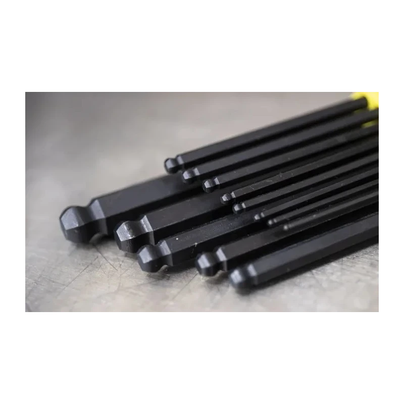 Bondhus 13 piece L Imperial Hex Key Set, Hex sizes 0.05 to 7/32 Inch, Long Arm, Hex Ball End BLX13