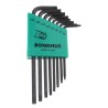 Bondhus 8-Piece Torx Key Set L Shape Long and Short Arm High Torque Steel Corrosion Resistant TLX8S