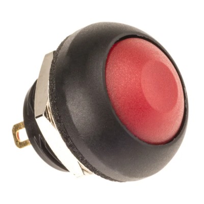 KNITTER-SWITCH DPW Series Miniature Momentary Push Button Switch, Panel Mount, 12.9 mm Cutout, SPST, IP67, 50 V dc DPW1CGR