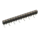 Preci-Dip 4 Way Preci-Dip Straight Surface 2.54 mm Pitch SIL Socket 100 V ac, 150 V dc, 3A 310-87-104-41-105191