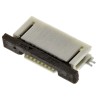Molex 0.5 mm Pitch 8 Way Right Angle Female FPC Connector ZIF Bottom Contact 52746-0871