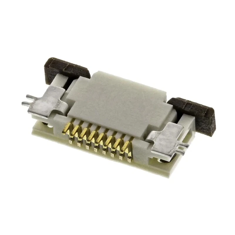 Molex 0.5 mm Pitch 8 Way Right Angle Female FPC Connector ZIF Bottom Contact 52746-0871