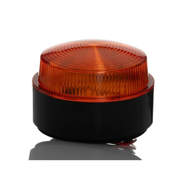 RS PRO Amber Beacon 72V AC/DC Flashing Surface, Stud Mount with Xenon Bulb IP64 187-9654