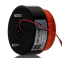 RS PRO Amber Beacon 72V AC/DC Flashing Surface, Stud Mount with Xenon Bulb IP64 187-9654