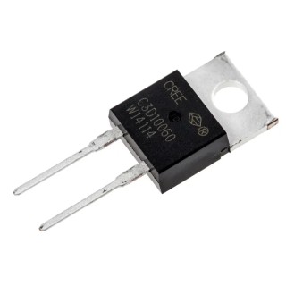 Wolfspeed 600 V 10 A Schottky Diode Single Configuration Through Hole TO-220 Package C3D10060A