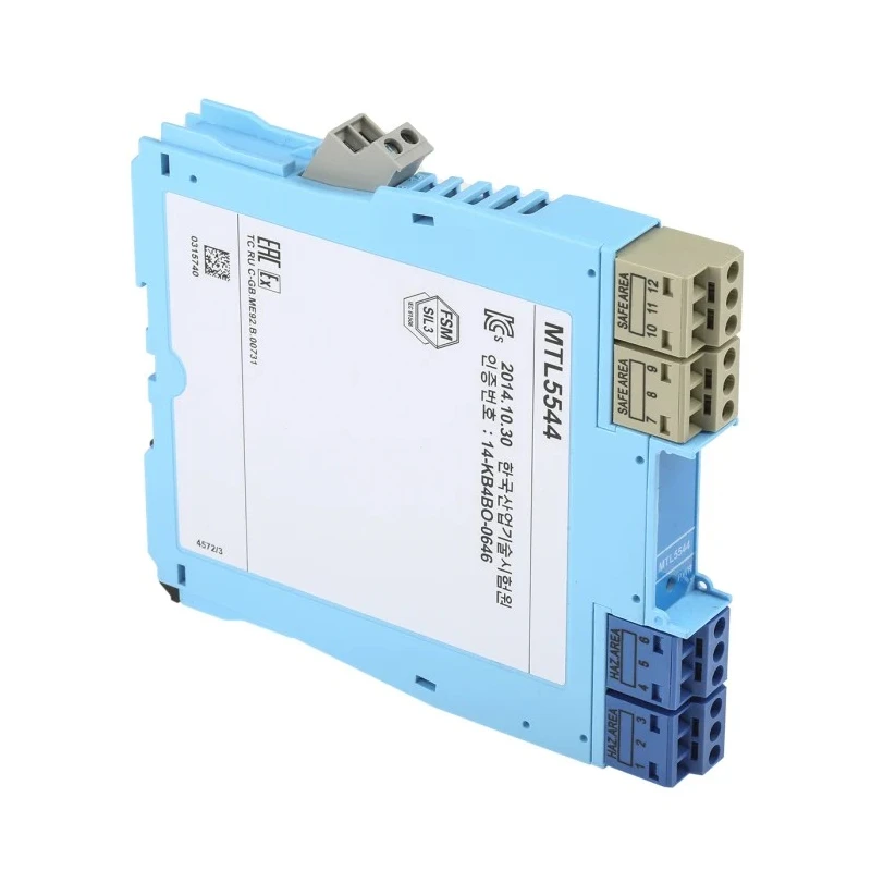 Eaton 2 Channel Zener Barrier Galvanic Barrier DIN Rail Mount ATEX Certified MTL5544