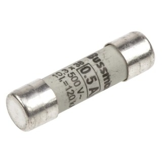 Eaton 500mA Ceramic Cartridge Fuse 10 x 38 mm, 500V AC, gL/gG Application, High Breaking Capacity C10G0-5