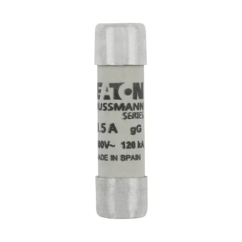 Eaton 500mA Ceramic Cartridge Fuse 10 x 38 mm, 500V AC, gL/gG Application, High Breaking Capacity C10G0-5